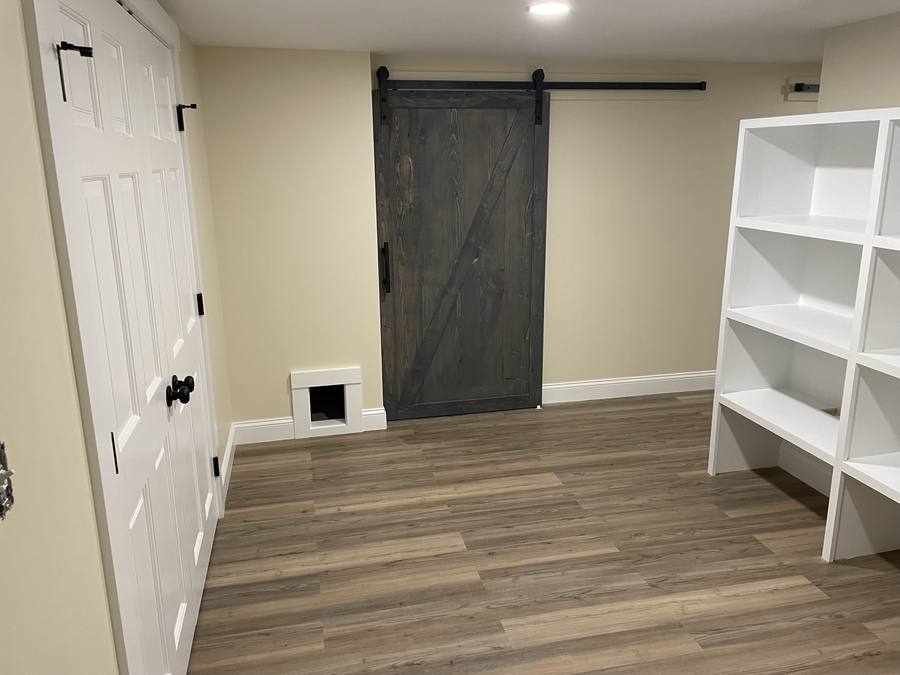 Barn door room