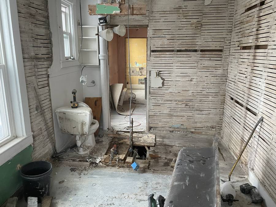 Before — old kitchen